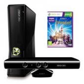 Xbox360 Slim 4GB Kinect + Kinect Adventures + Disneyland - XBOX 360