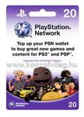  PSN Network kártya 20 Euro (PSN Network Card - EU)