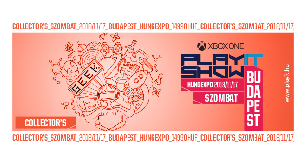 PLAYIT Collectors szombati napijegy PLAYIT Collectors szombati napijegy