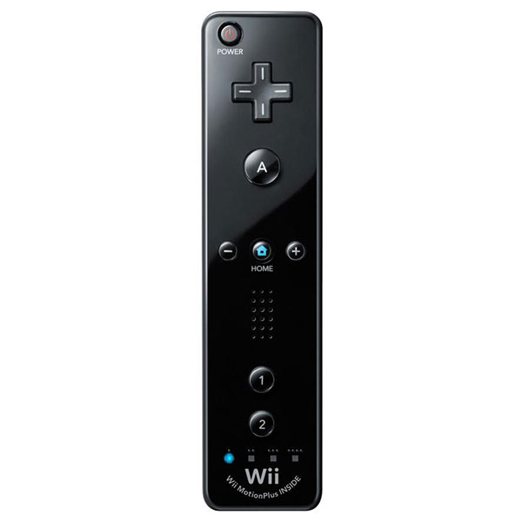 Wii Remote Plus (fekete)
