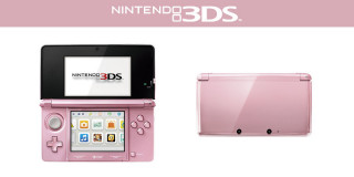 Nintendo 3DS (Rózsaszín) + Nintendogs & Cats Golden Retriever and New Friends 3DS