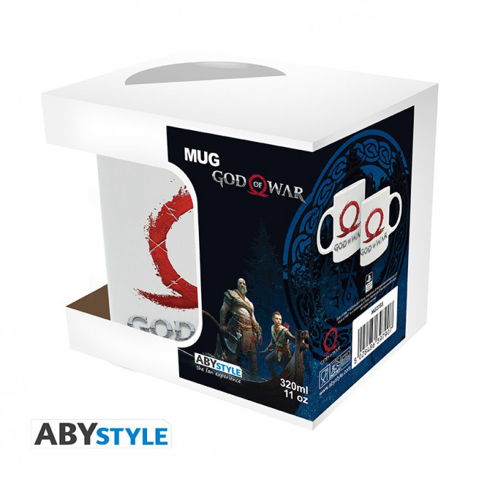 GOD OF WAR - Bögre - 320 ml - "Logo" x2 Ajándéktárgyak