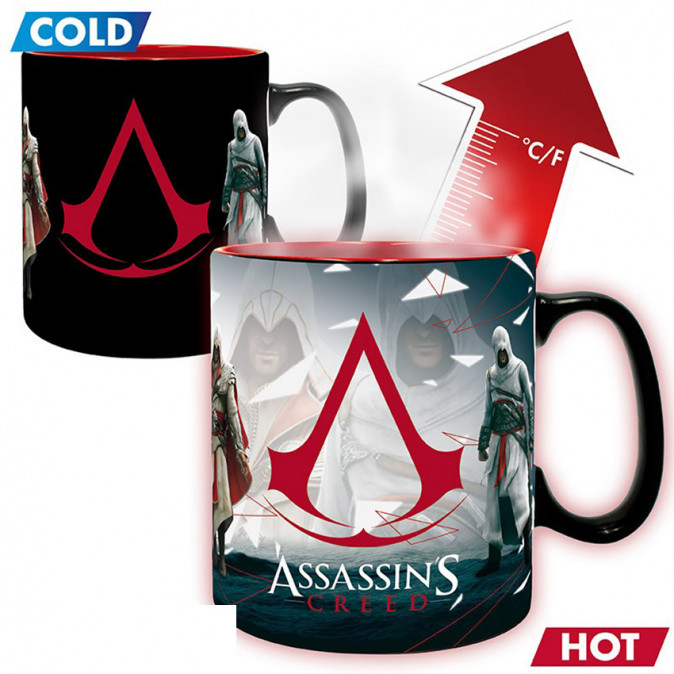 Assassin's Creed "Legacy" Hőre Változó Bögre - Abystyle Ajándéktárgyak