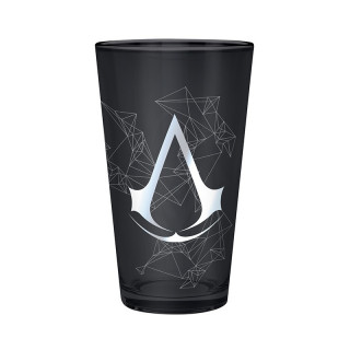 ASSASSIN'S CREED - Nagy Üvegpohár - Assassin (500ml) - Abystyle Ajándéktárgyak