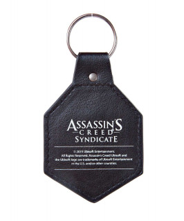 Assassin's Creed Syndicate Metal Logo Keychain + Chain - Kulcstarto - Good Loot Ajándéktárgyak