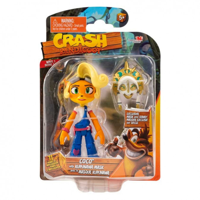 Crash Bandicoot akciófigura: Coco maszkkal Ajándéktárgyak