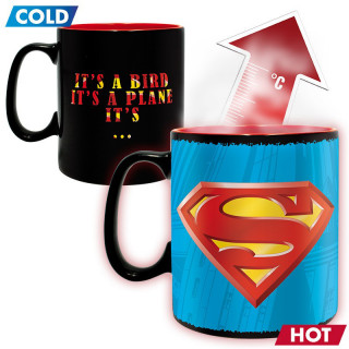 DC COMICS - Mug Heat Change - 460 ml - Superman - Abystyle Ajándéktárgyak