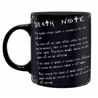 Death Note "L & Rules" Bögre (320 ml) - Abystyle Ajándéktárgyak