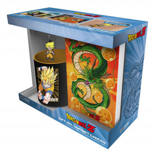 Dragon Ball - "Goku" Ajándékcsomag ( Bögre + Kulcstartó + Füzet ) - Abystyle Ajándéktárgyak