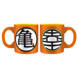 DRAGON BALL - Pck glass 29cl + Keyring + Mini Mug "Kame Symbol" - Ajándékcsomag - Abystyle Ajándéktárgyak