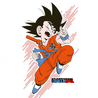 DRAGON BALL - Tshirt  - Póló "DB/ Goku young" man SS white - New fit (S-es méret) - Abystyle Ajándéktárgyak