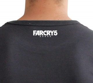 FAR CRY - Tshirt - Póló - Flag - man SS dark grey - new fit (S-es méret) - Abystyle Ajándéktárgyak