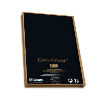 Game of Thrones "Targaryen" Ajándékcsomag (Bögre + Kulcstartó + Füzet) - Abystyle Ajándéktárgyak