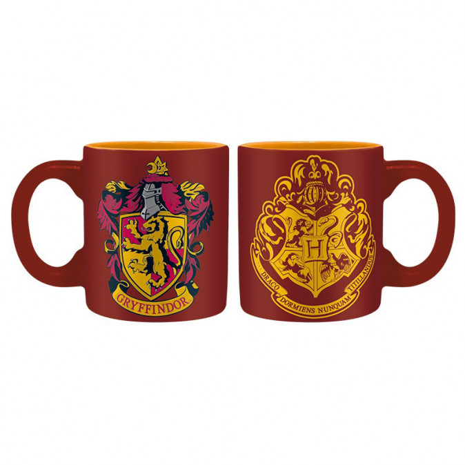 HARRY POTTER - Bögre + Kulcstartó + Üveg pohár - Gryffindor (110ml) - Abystyle Ajándéktárgyak