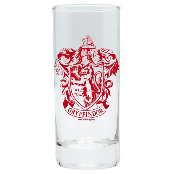 HARRY POTTER - Bögre + Kulcstartó + Üveg pohár - Gryffindor (110ml) - Abystyle Ajándéktárgyak