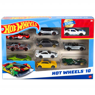 HOT WHEELS - 10 darabos kisautó készlet (54886) Játék