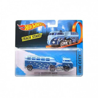 Hot Wheels - Száguldó kamionok - Volkswagen Hauler Kék (CGJ45) Játék