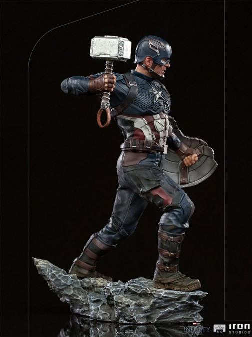 Iron Studios - Statue Captain America Ultimate - The Infinity Saga - Art Scale 1/10 Szobor Ajándéktárgyak