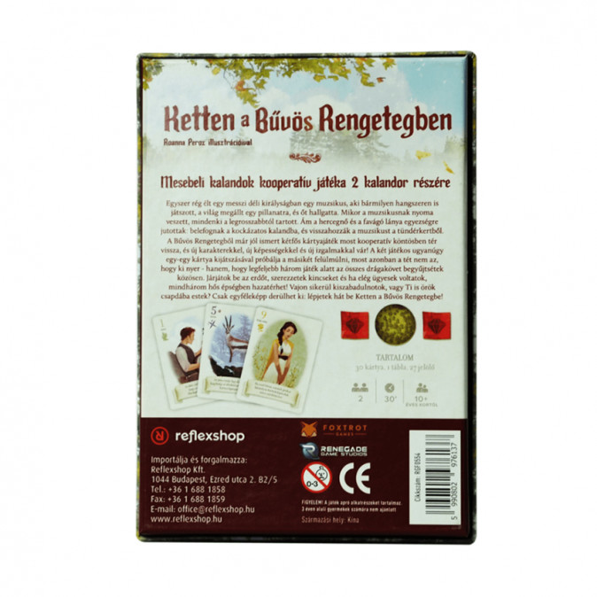 Ketten a Bűvös Rengetegben kártyajáték Játék