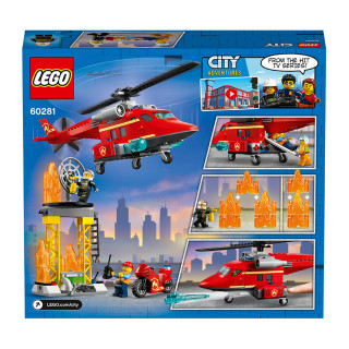 LEGO City Tűzoltó mentőhelikopter (60281) Játék