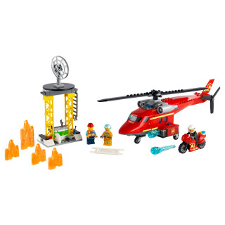 LEGO City Tűzoltó mentőhelikopter (60281) Játék
