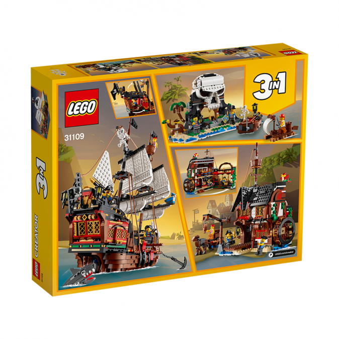 LEGO Creator Kalózhajó (31109) Játék