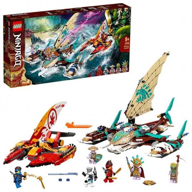 LEGO Ninjago Catamaran Sea Battle (71748) Játék