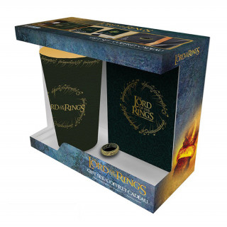 Lord Of The Rings "The Ring" Ajándékcsomag (XXL Pohár + Kitűző + Jegyzetfüzet) - Abystyle Ajándéktárgyak