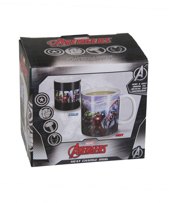 Marvel - Avengers hőre változó bögre Ajándéktárgyak