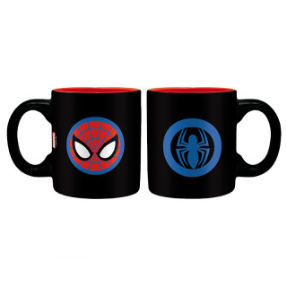 MARVEL - Pck Glass 29cl + Keyring + Mini Mug "Marvel Spider-man" - Ajándékcsomag - Abystyle Ajándéktárgyak