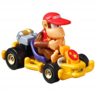 Mattel Hot Wheels: Mario Kart - Diddy Kong Pipe Frame Die-Cast (GRN15) Játék