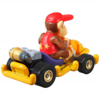 Mattel Hot Wheels: Mario Kart - Diddy Kong Pipe Frame Die-Cast (GRN15) Játék