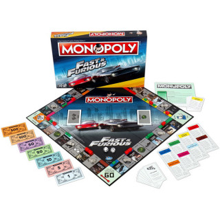 Monopoly Fast and Furious Edition (Angol) Ajándéktárgyak