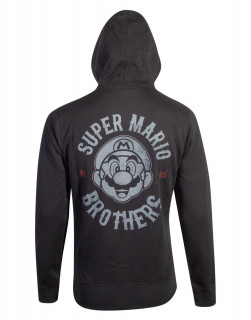 Nintendo - Super Mario Biker Men's Zipper Hoodie - Kapucnis Pulcsi (M-es méret) Ajándéktárgyak