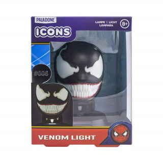 Paladone Marvel Spider-Man - Venom Icon Hangulatvilágítás (PP6604SPMV2) Ajándéktárgyak