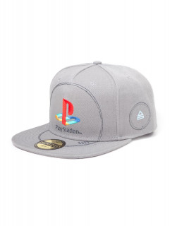 PlayStation - Silver Logo Snapback Sapka Ajándéktárgyak