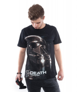Star Wars - Death Trooper polo (fekete) XL-es Ajándéktárgyak