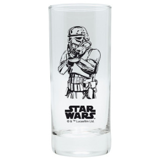 STAR WARS - Bögre + Üveg pohár + Poháralátét - Trooper (110ml) - Abystyle Ajándéktárgyak