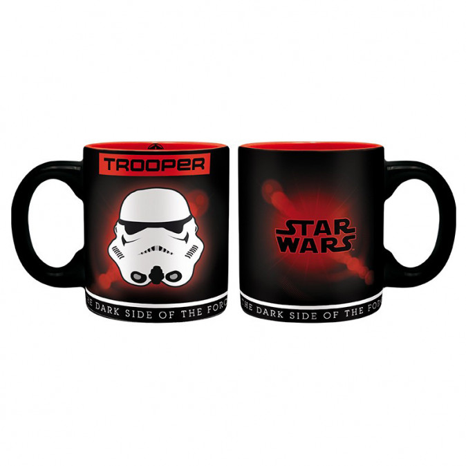 STAR WARS - Pck Glass 29cl + Keyring + Mini Mug "Trooper" - Ajándékcsomag - Abystyle Ajándéktárgyak