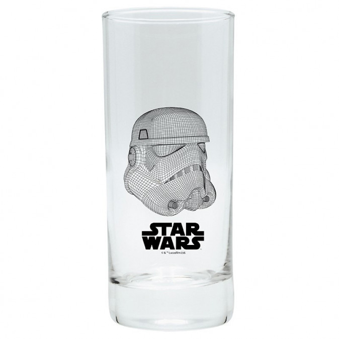 STAR WARS - Pck Glass 29cl + Keyring + Mini Mug "Trooper" - Ajándékcsomag - Abystyle Ajándéktárgyak