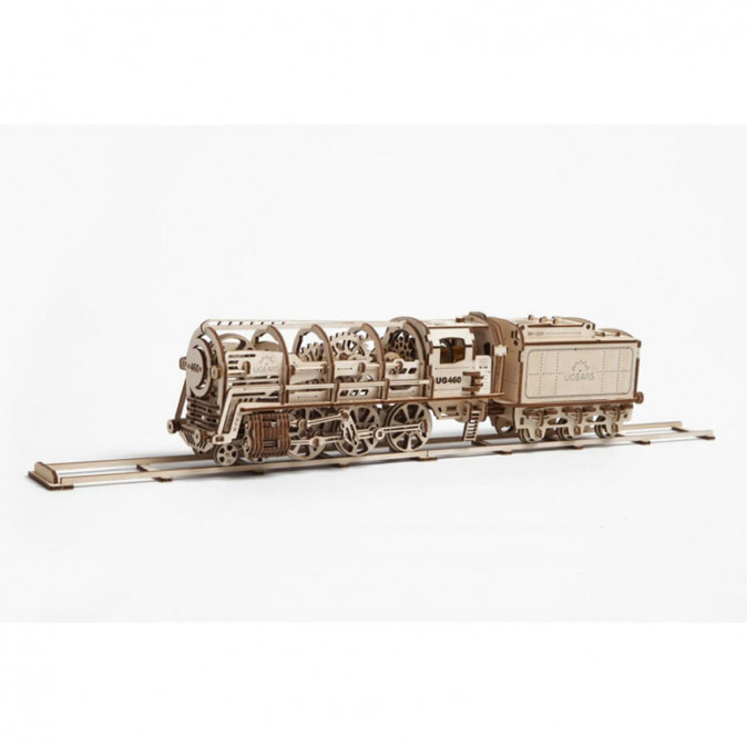 UGEARS Gőzmozdony – mechanikus modell Játék