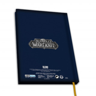 World of Warcraft "Alliance" A5 Premium Notebook - Abystyle Ajándéktárgyak