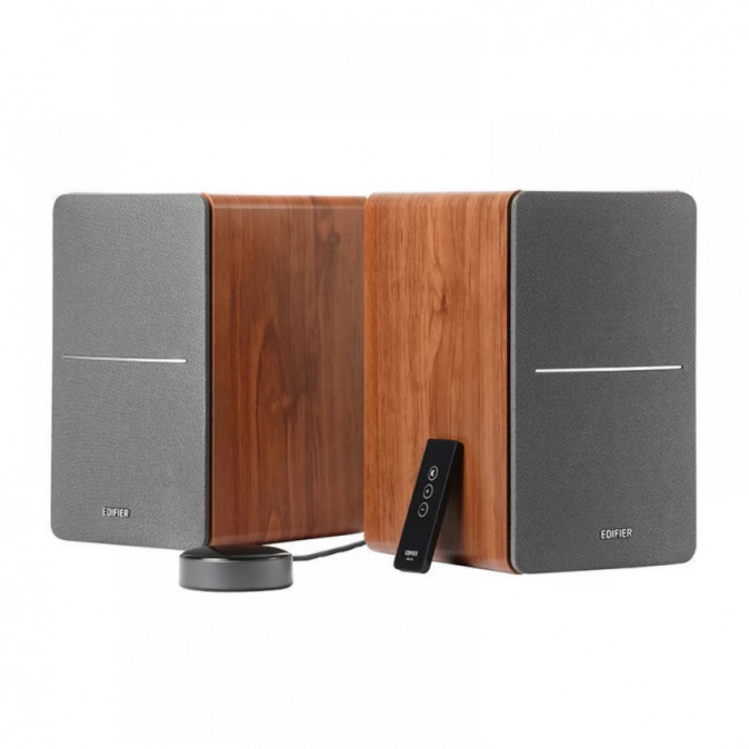 Edifier R1280T 2.0 hangszórók WiiM Minivel (barna) PC