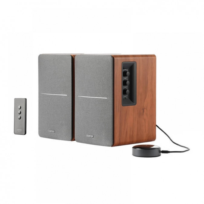 Edifier R1280T 2.0 hangszórók WiiM Minivel (barna) PC