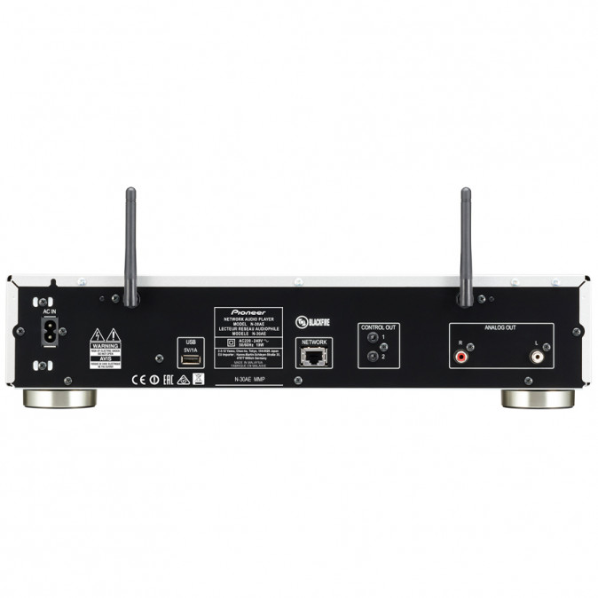 Pioneer N-30AE-S Ezüst Hálózati Lejátszó Audio