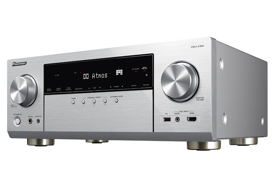 Pioneer VSX-LX304-S 9.2 csatornás ezüst házimozi erősítő Audio