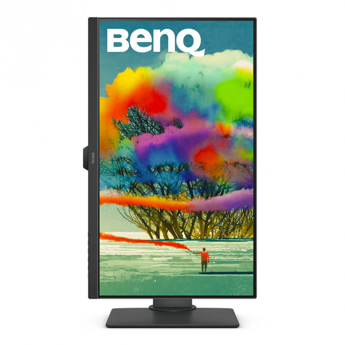 BenQ Monitor 27" - PD2705Q (IPS, 16:9, 2560x1440, DP, HDMI, USB-C, Speaker, m ag.áll., Pivot) PC
