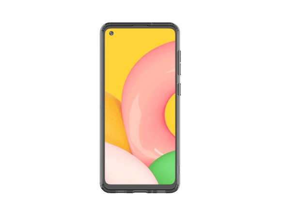 Samsung A217 Galaxy A21S Back Cover, gyári hátlap tok, fekete Mobil