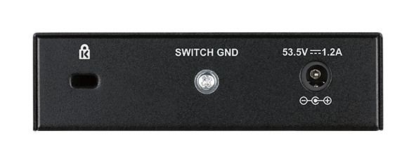 D-Link 5-Port 10/100/1000Mbps Gigabit PoE+ Switch, 60W power budget PC