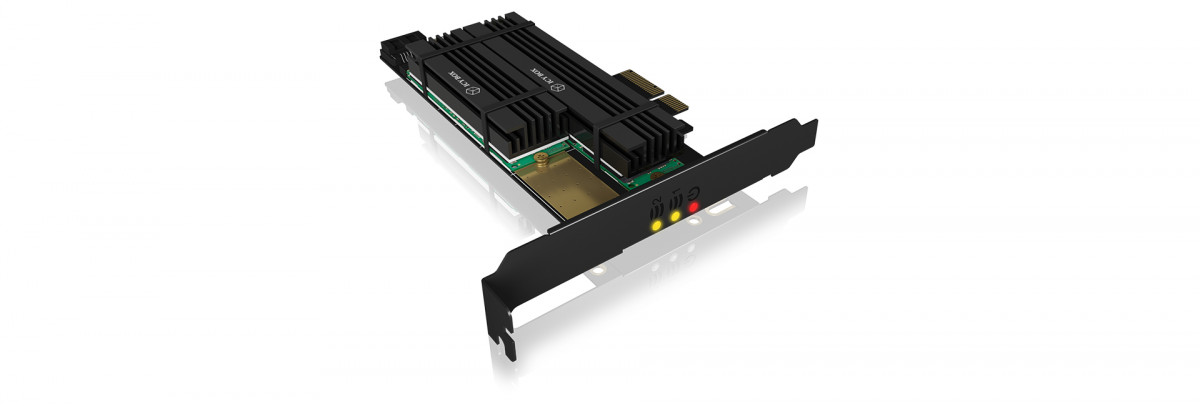 IcyBox PCIe extension card with M.2 M-Key socket for one M.2 NVMe SSD PC